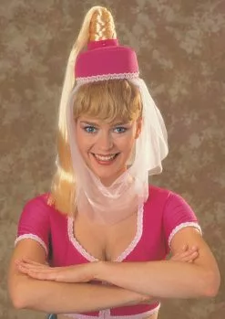I Dream Of Jeannie Hat W/Hair