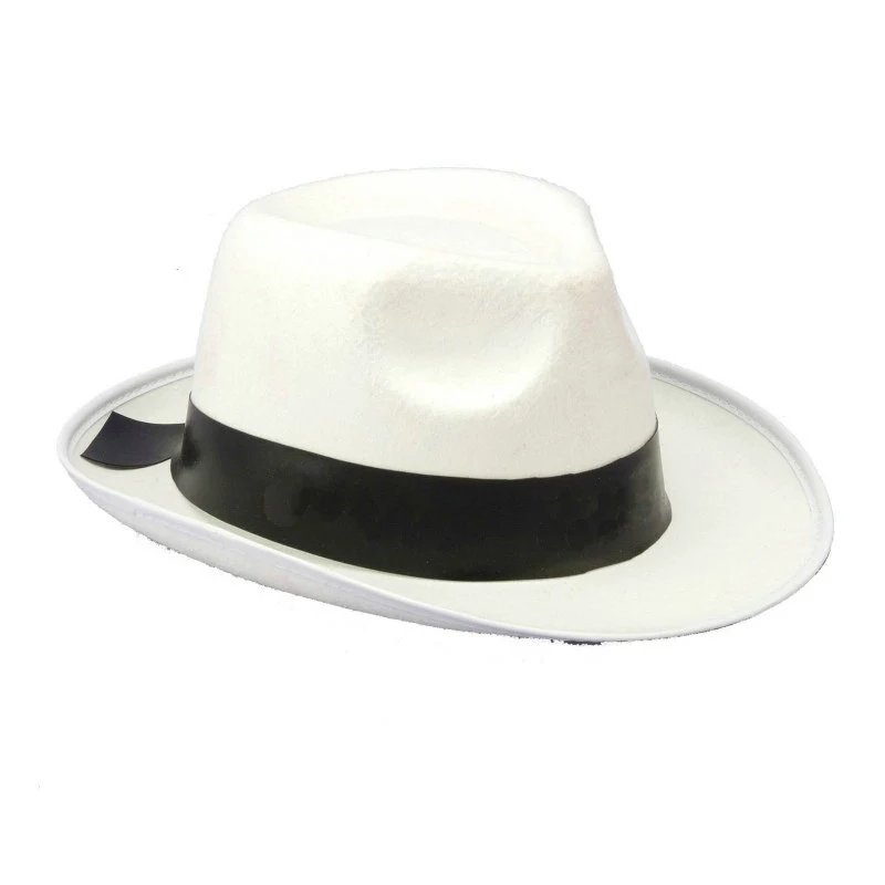White Gangster Hat 1 White Gangster Hat