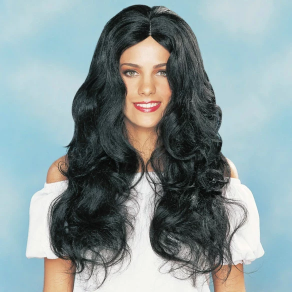 Sultry Deluxe Adult Wig (Black) 1 Sultry Deluxe Adult Wig (Black)