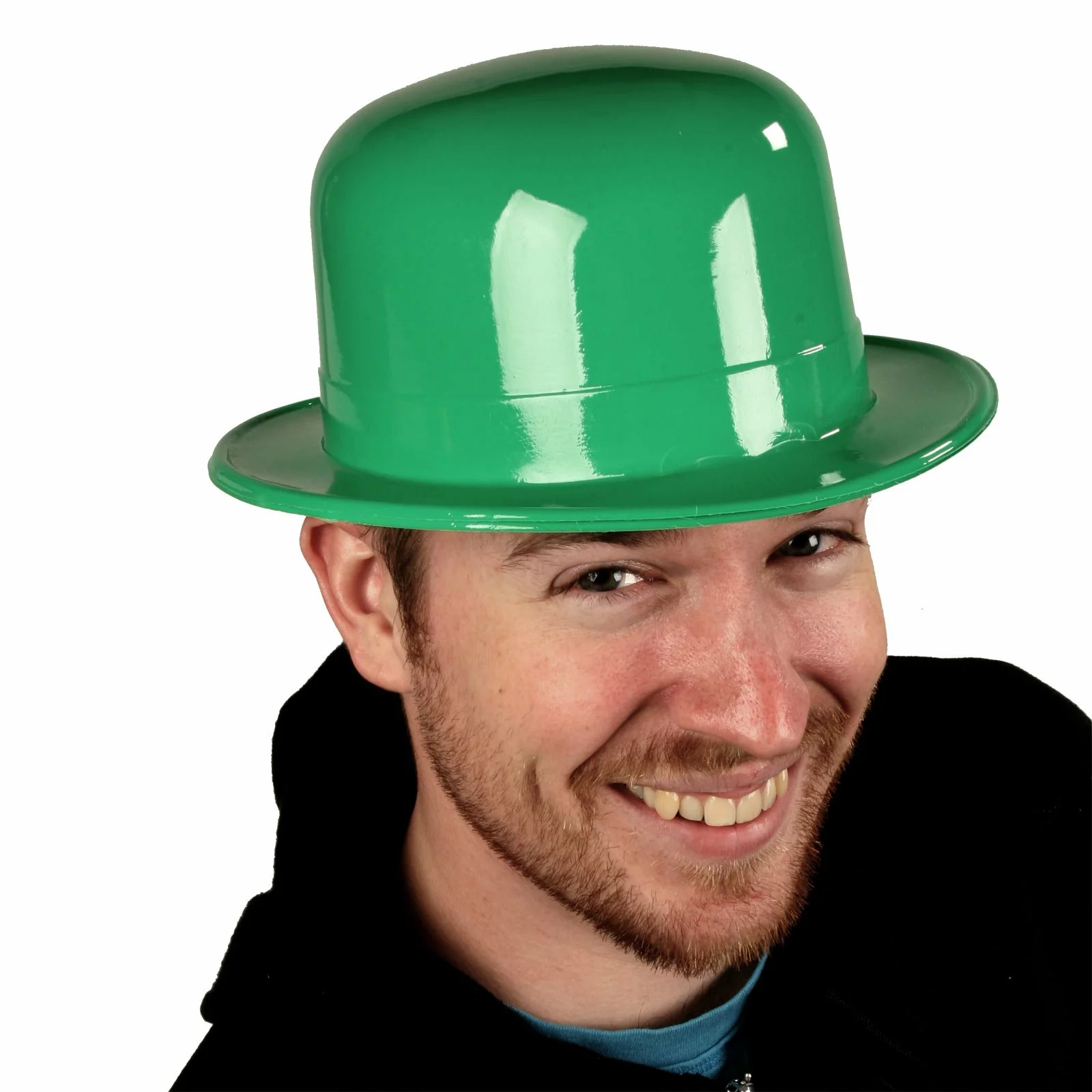 Green Plastic Derby (1 Count) 1 Green Plastic Derby (1 Count)