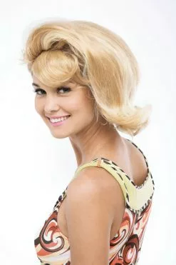 Asymmetrical Flip Wig Adult - Honey Blonde/Ash