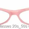 50s Pink Frame Glasses