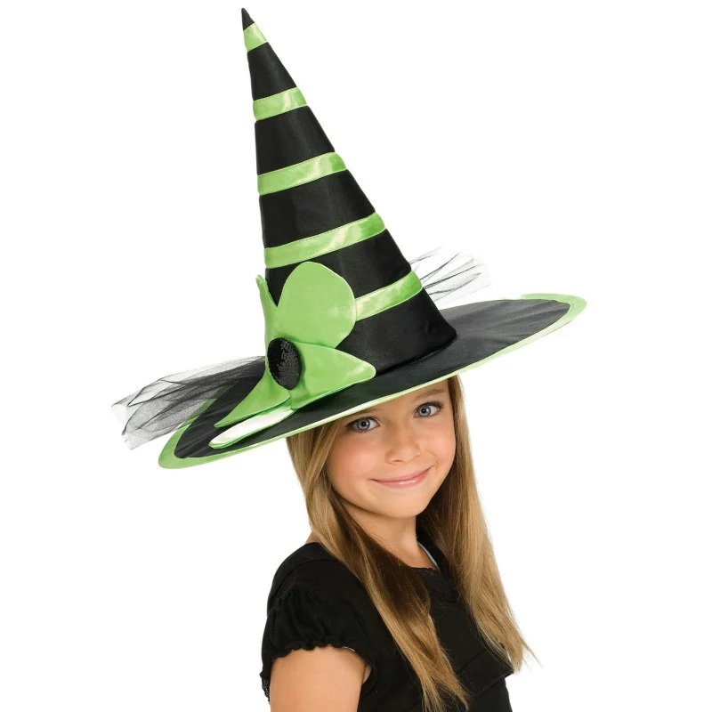 Child Green Witch Hat 1 Child Green Witch Hat