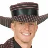 Zoot Suit (Black/Pink) Adult Hat