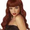 Pin Up Girl (Red) Adult Wig