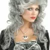 Silver Glam Witch Adult Wig