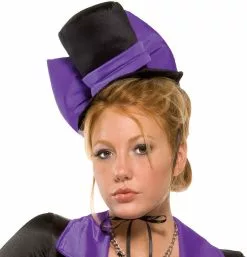 Purple Bow Vampire Hat (Adult)
