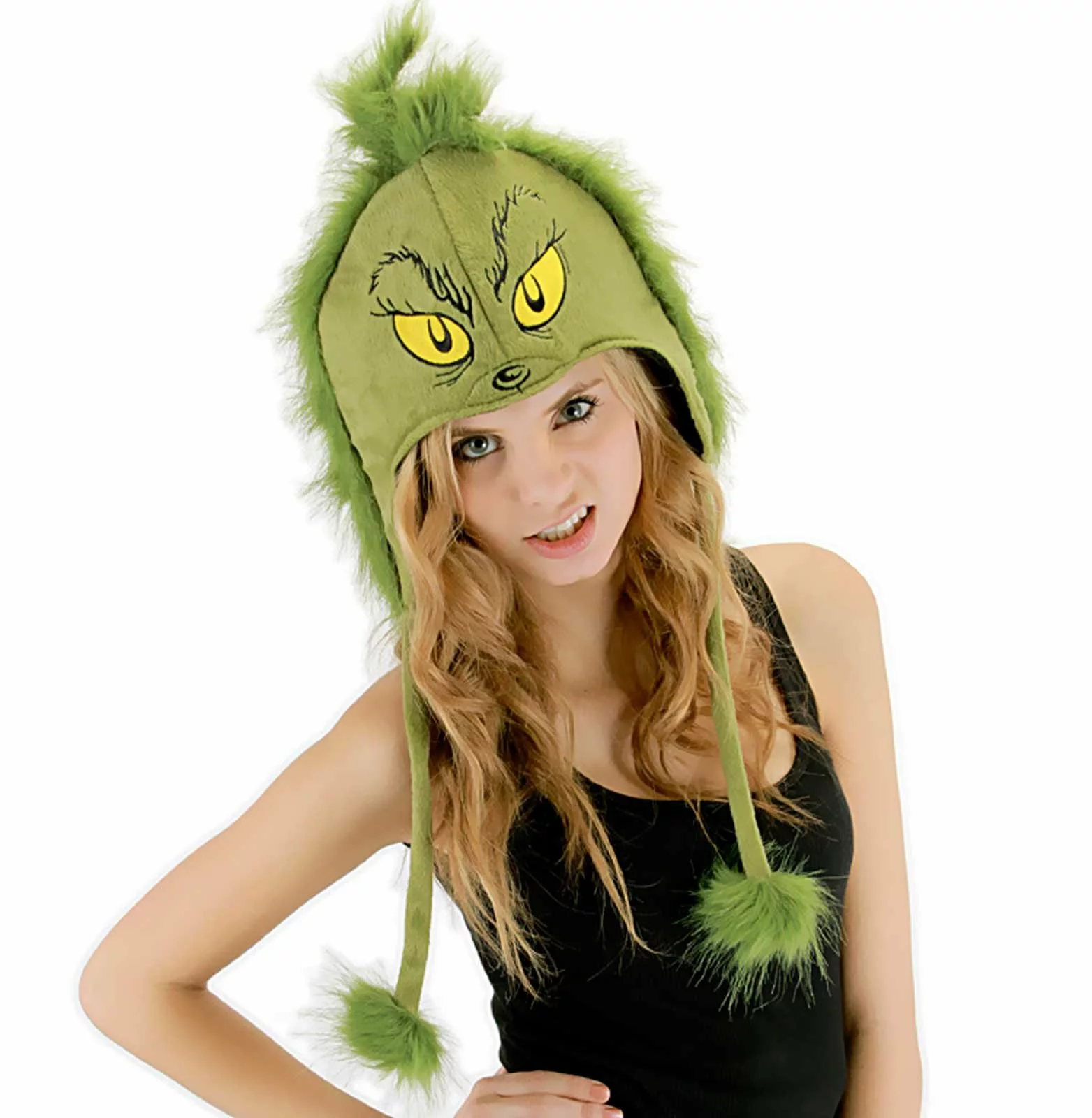 Dr. Seuss Grinch Hoodie Adult Hat 1 Dr. Seuss Grinch Hoodie Adult Hat
