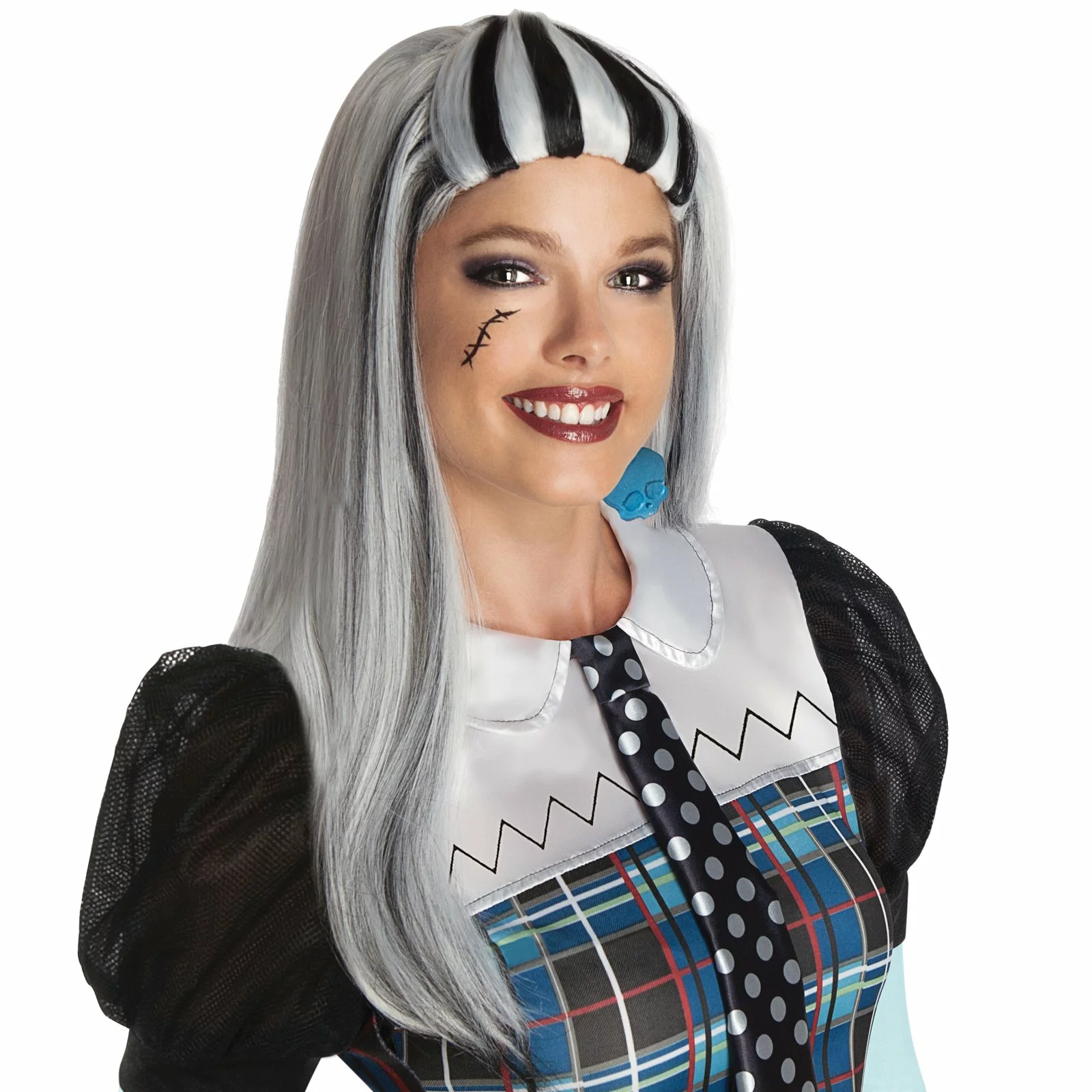 Monster High Frankie Stein Adult Wig 1 Monster High Frankie Stein Adult Wig