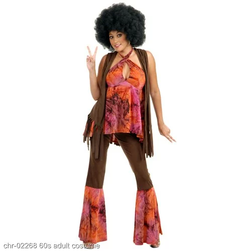 San Francisco Hippie Girl Adult Costume 1 San Francisco Hippie Girl Adult Costume