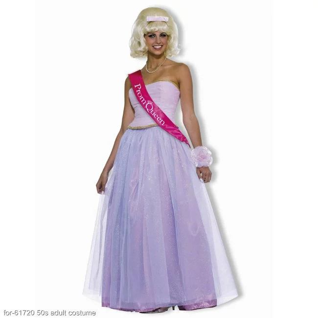 50s Prom Queen Adult Costume 1 50s Prom Queen Adult Costume