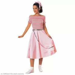 Adult Pink Nifty Fifties Dress Costume