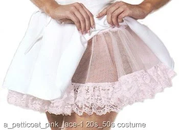 Pink Petticoat Slip - Lace Petticoat 1 Pink Petticoat Slip - Lace Petticoat