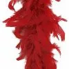 Red 40 Gram Feather Boa