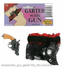 Gun With Garter Holster