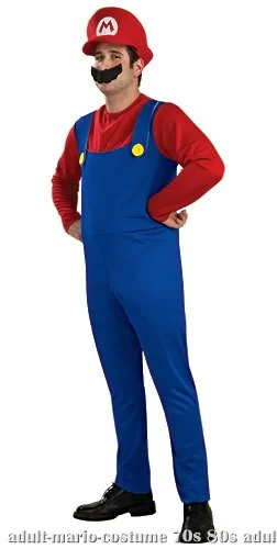 Adult Mario Costume 1 Adult Mario Costume