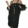 Black Charleston Flapper Dress