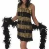 Fringe Gold Flapper Costume