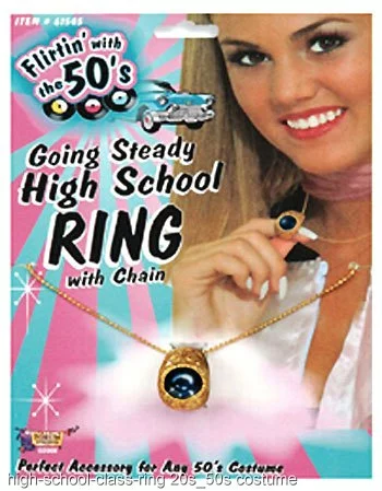 High School Class Ring Necklace 1 High School Class Ring Necklace