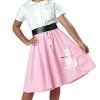 Kids Pink Poodle Skirt