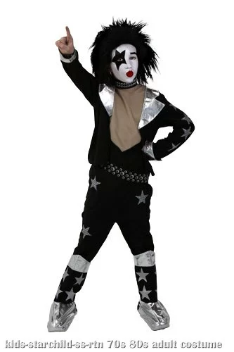 Kids Screenprint KISS Starchild Costume 1 Kids Screenprint KISS Starchild Costume