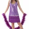 Purple Flapper Dress