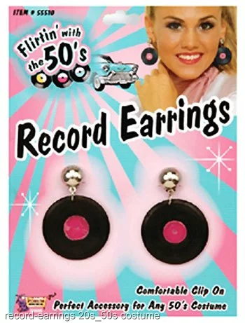 Record Earrings 1 Record Earrings