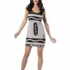 Sexy Silver Crayon Costume