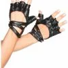 Studded Fingerless Gloves
