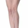 White Plus Size Fishnet Stockings
